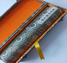 红古书画装裱案例